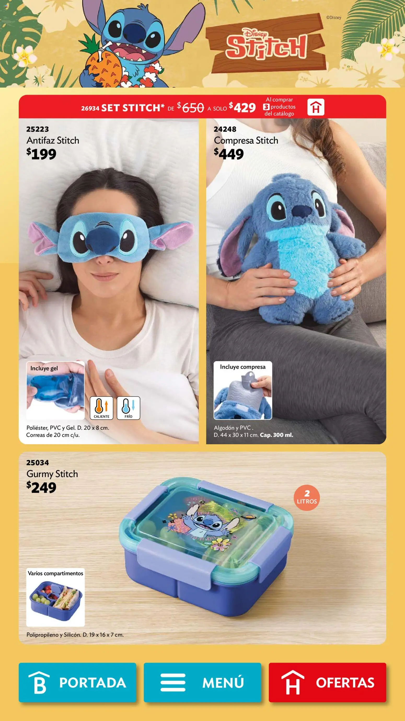 Nuevas ofertas de Betterware válidas en toda la República Mexicana desde el 04.05.2026. ¡Encuentra las mejores ofertas en Betterware campaña 5 2026! | Página: 110 | Productos: Algodón, Antifaz