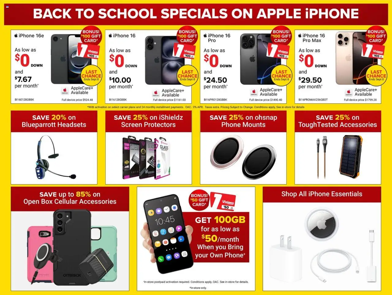 Visions flyer valid from 05.09.2025 | Page: 6 | Products: Phone, Box