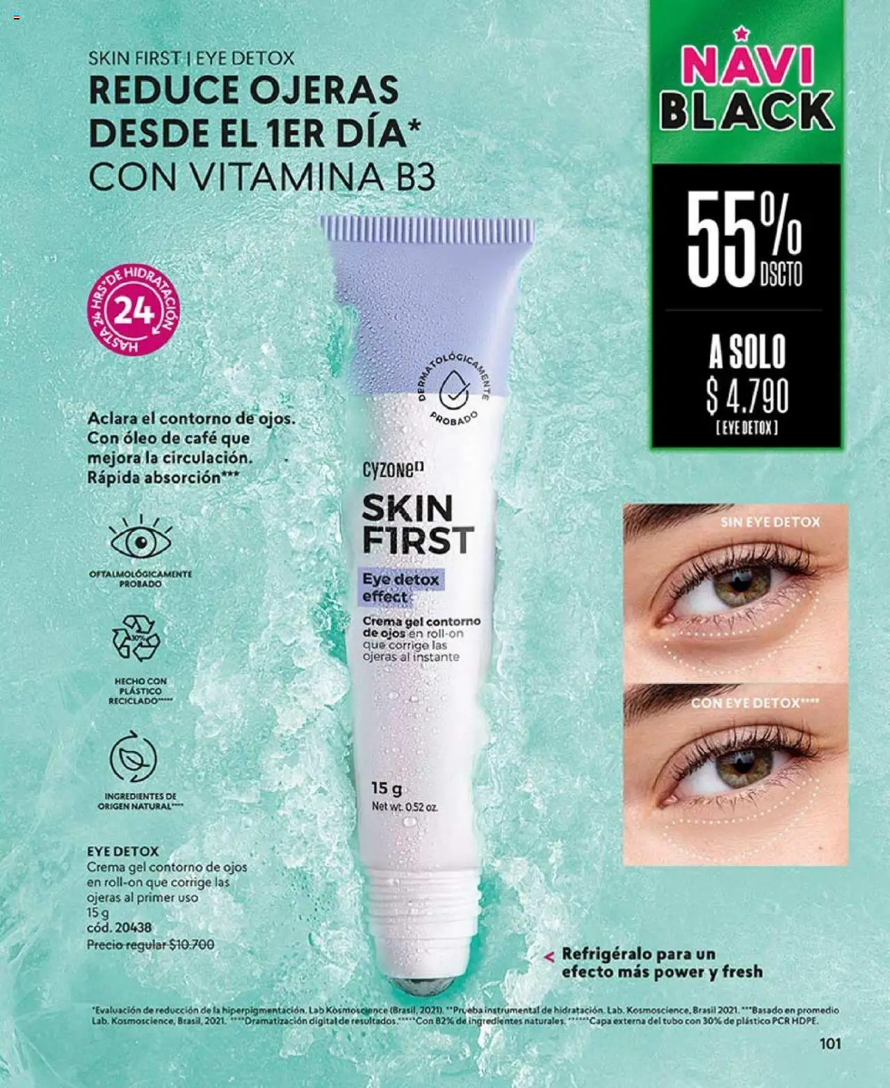 Catálogo CyZone Campaña 17 │ válido desde el 14.10.2025 | Página: 113 | Productos: Contorno, Café, Crema, Contorno de ojos