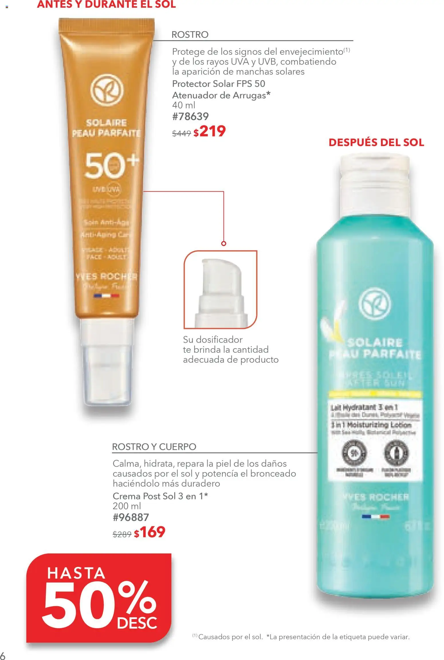 Nuevas ofertas de Yves Rocher válidas en toda la República Mexicana desde el 30.12.2025. ¡Encuentra las mejores ofertas en Yves Rocher campaña 1 2026! | Página: 6 | Productos: Crema, Uva, Taco, Té