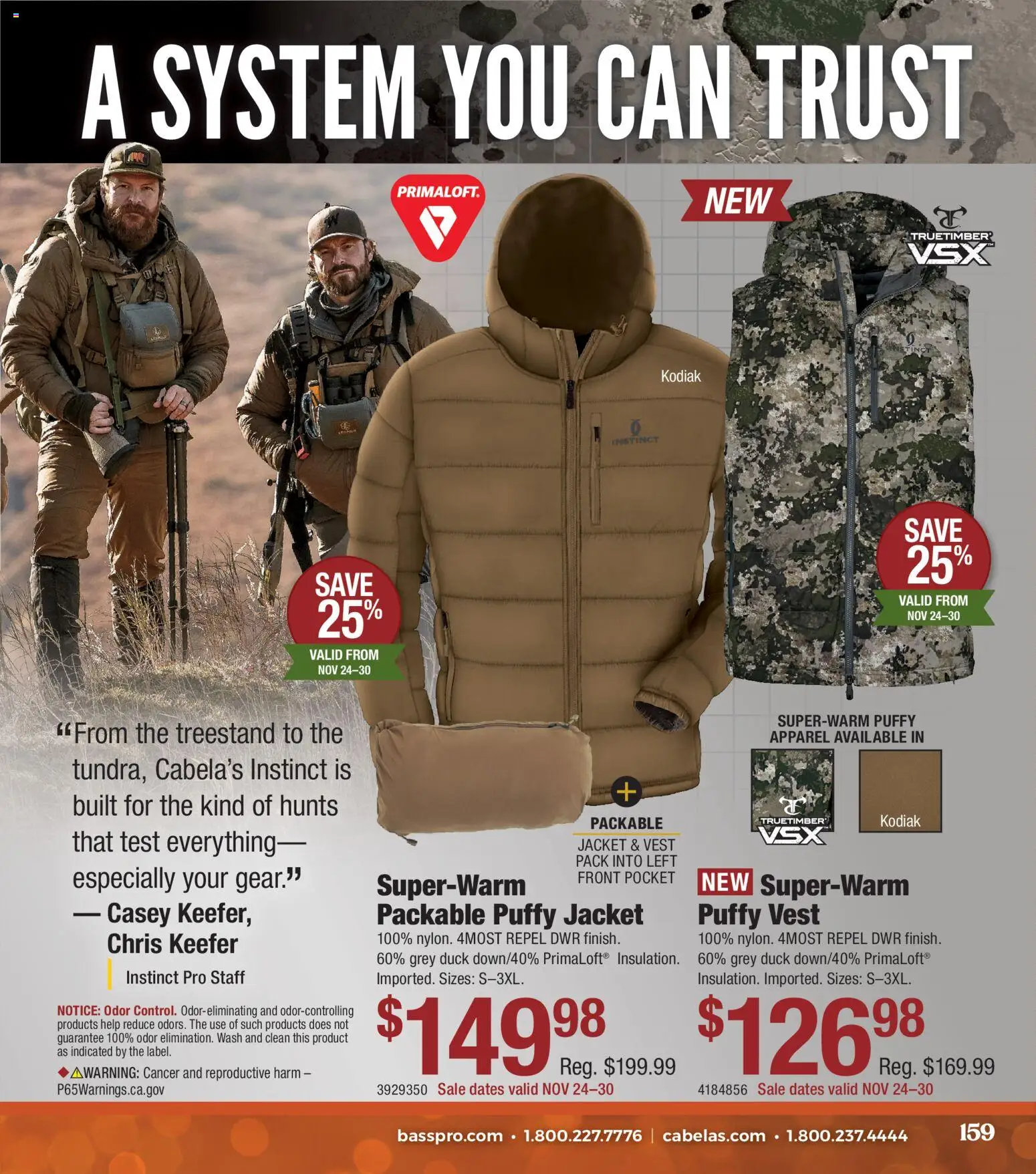 Cabela's Kids' Wishbook 25 - valid from 01.11.2025 | Page: 159 | Products: Vest, Jacket