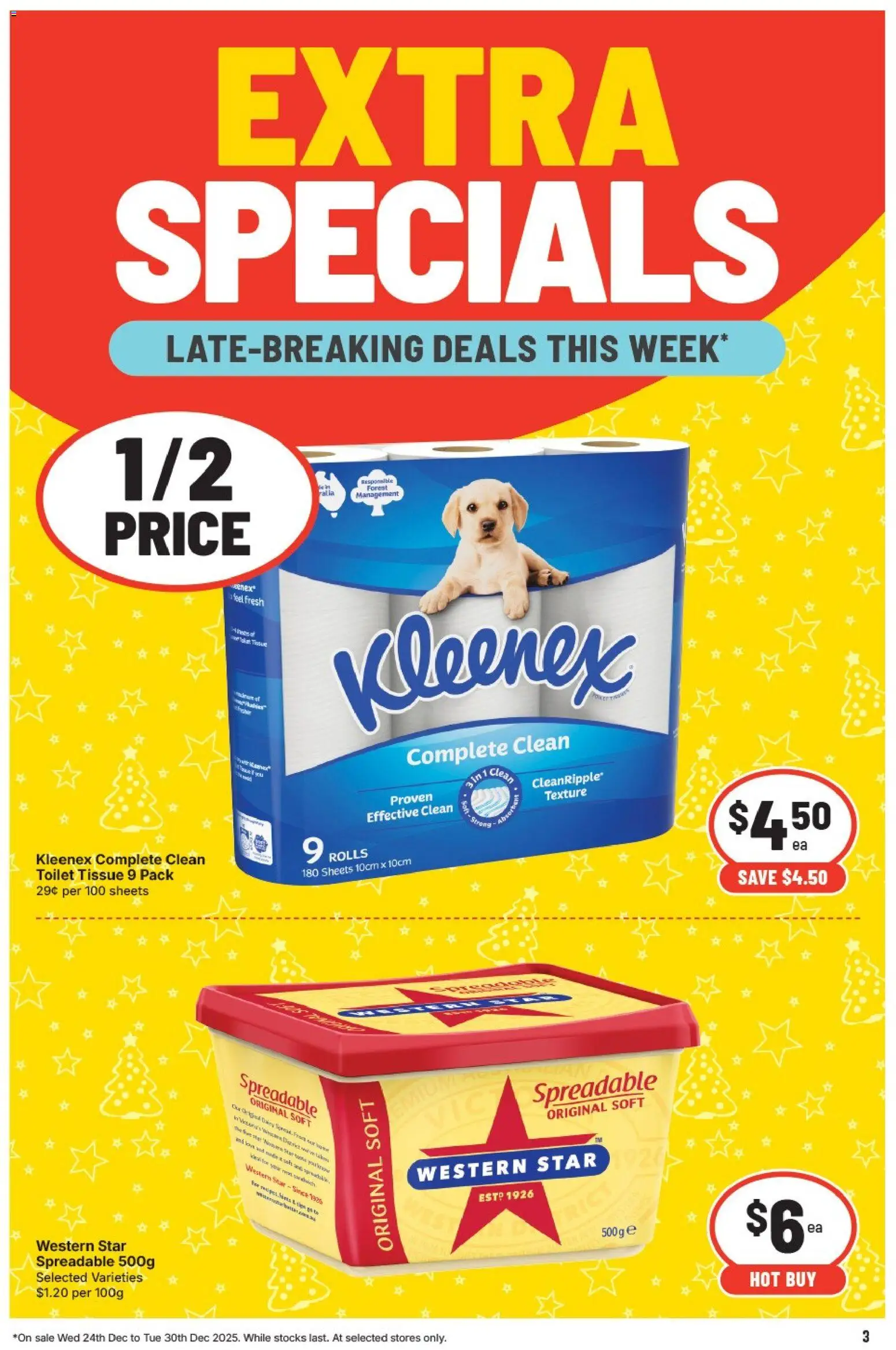 IGA catalogue - valid from 24.12.2025 | Page: 4 | Products: Toilet, Dairy