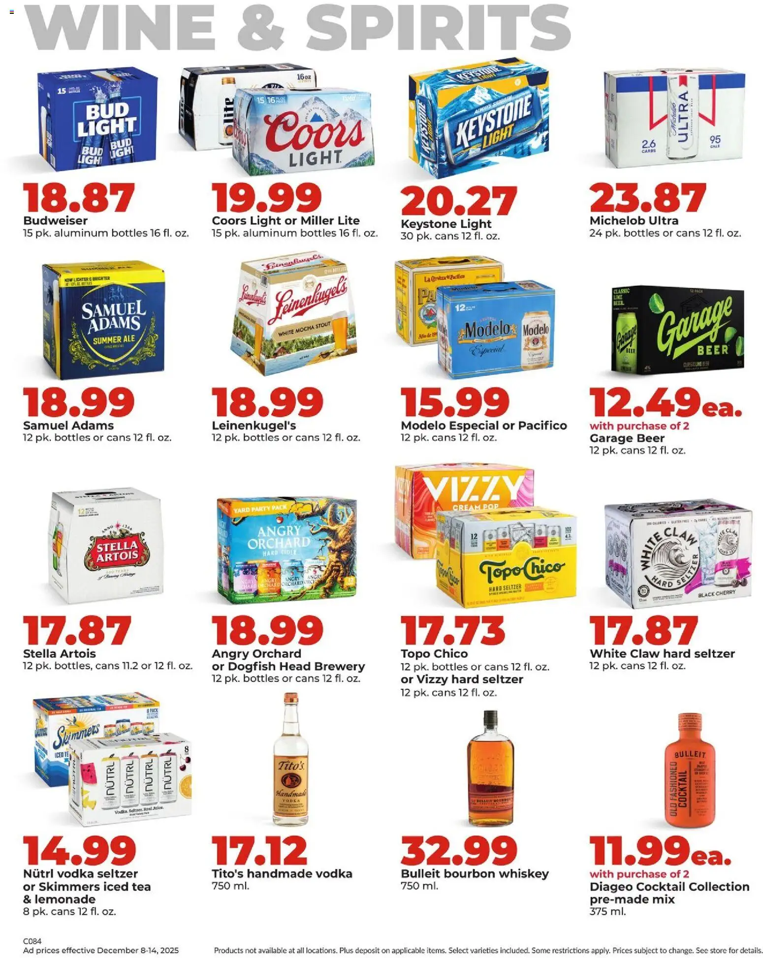 HyVee Weekly Ad - valid from 08.12.2025 | Page: 41 | Products: Wine, Cream, Lime, Lighter
