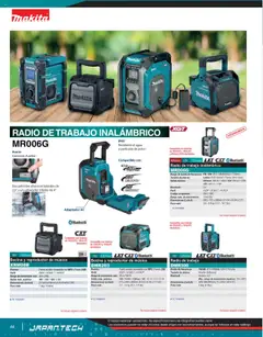 Nuevas ofertas de Makita válidas en toda la República Mexicana desde el 07.10.2024. ¡Encuentra las mejores ofertas en Makita catálogo Líneas de Ensamble! | Página: 44 | Productos: Agua, Reproductor, Adaptador, Perfil
