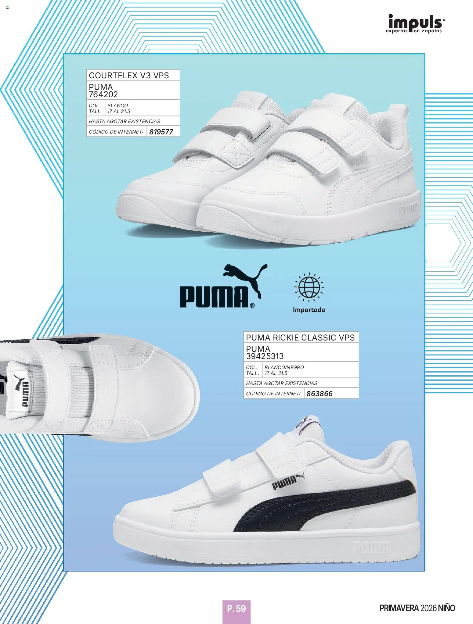 Nuevas ofertas de Impuls válidas en toda la República Mexicana desde el 01.01.2026. ¡Encuentra las mejores ofertas en Impuls catálogo Niño! | Página: 61 | Productos: Zapatos