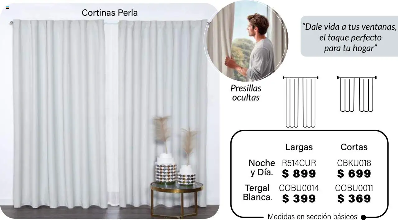 Nuevas ofertas de Colchas Concord válidas en toda la República Mexicana desde el 01.08.2025. ¡Encuentra las mejores ofertas en Colchas Concord - Catálogo! | Página: 315 | Productos: Cortinas