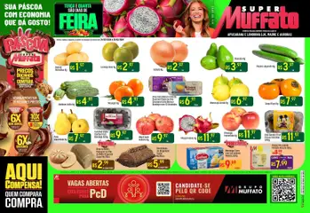 Super Muffato ofertas Feira e Carne - Pré-Visualização do folheto da loja Super Muffato, válido de 24.03.2026