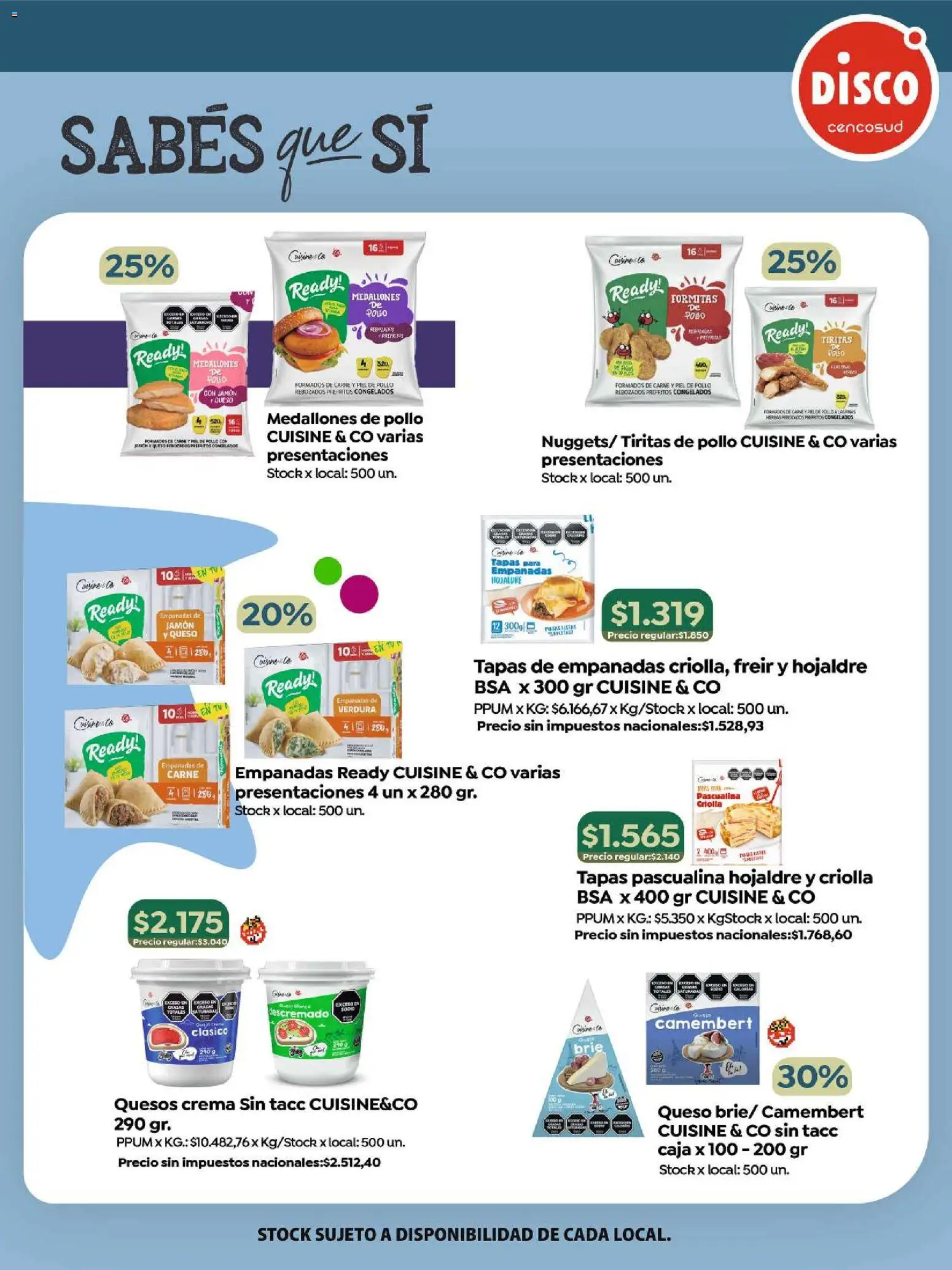Disco -Folleto Marca Propia  │ válido desde el 23.10.2025 | Página: 5 | Productos: Disco, Caja, Jamón, Crema