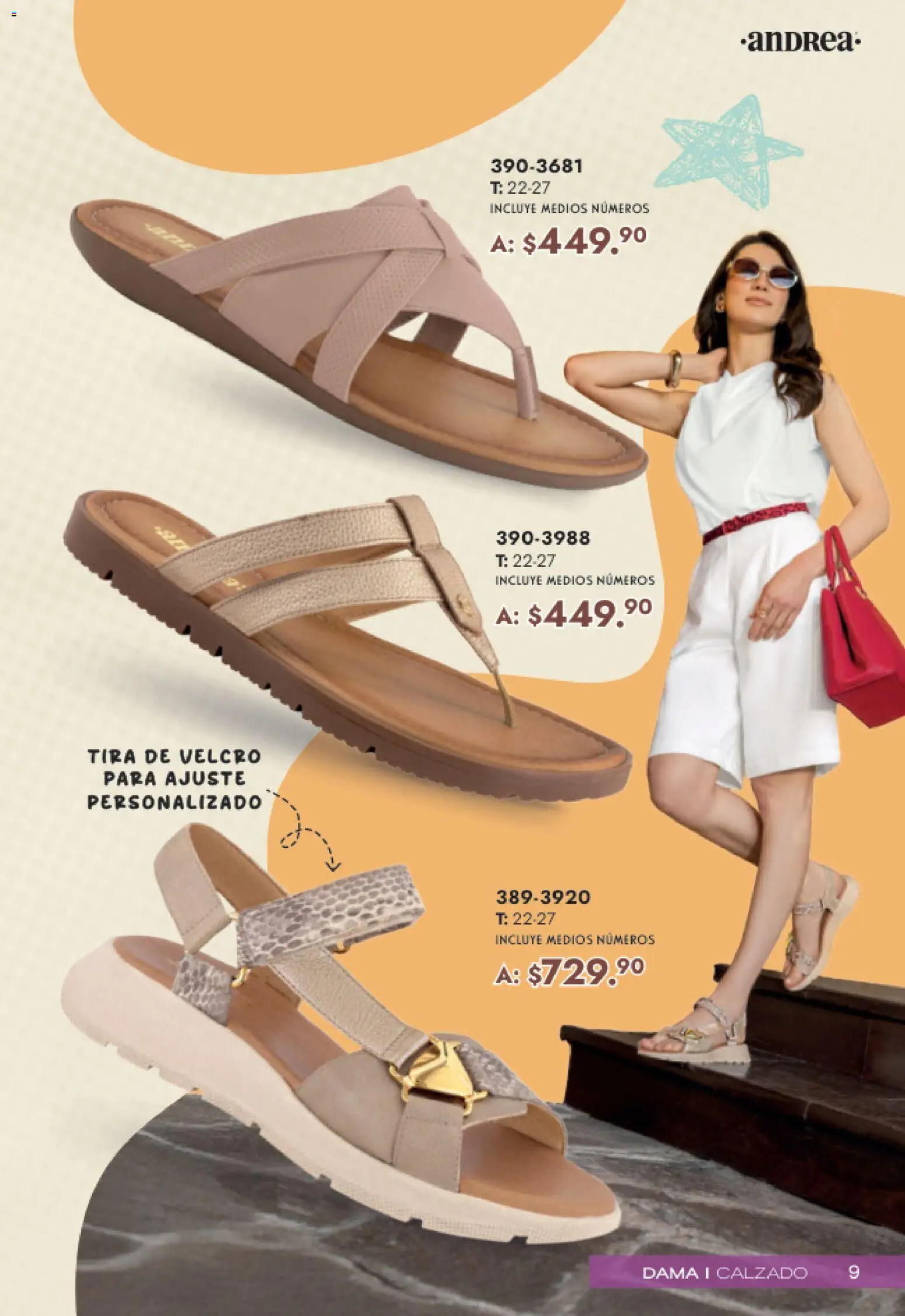 Nuevas ofertas de Andrea válidas en toda la República Mexicana desde el 19.04.2026. ¡Encuentra las mejores ofertas en Andrea catálogo Mamá y Peques! | Página: 9