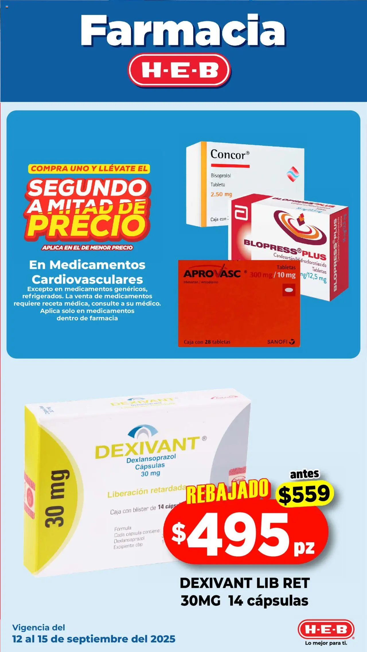 Nuevas ofertas de H-E-B válidas en toda la República Mexicana desde el 19.09.2025. ¡Encuentra las mejores ofertas en H-E-B - Folleto! | Página: 11 | Productos: Caja, Tableta