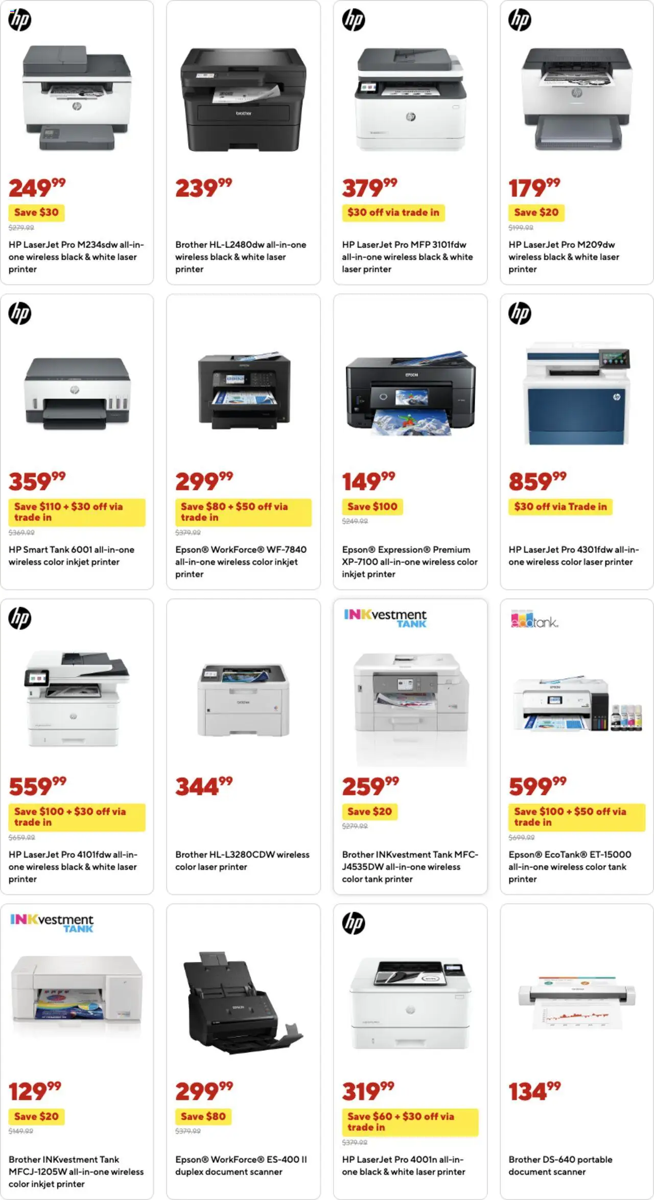 Staples Weekly Ad - valid from 24.08.2025 | Page: 6 | Products: Ink, Printer, Scanner