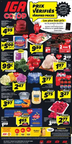 Preview of IGA weekly flyer / circulaire from shop IGA valid from 17.07.2025