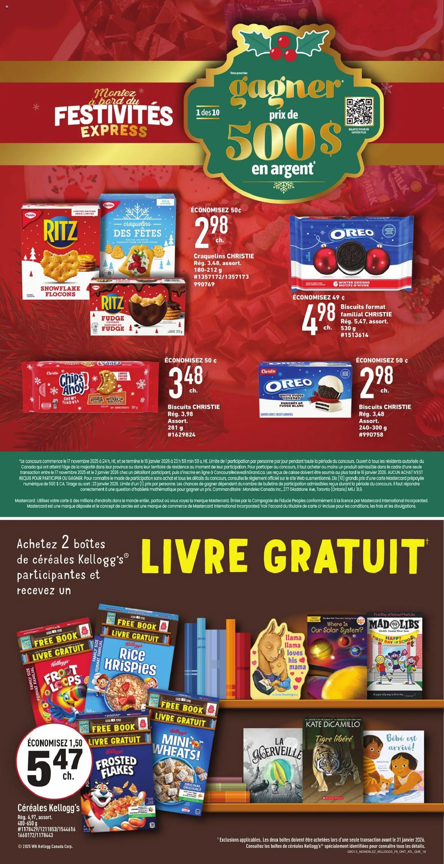 Giant Tiger flyer valid from 12.11.2025 | Page: 20 | Products: Cookies, Flakes, Milk, Butter