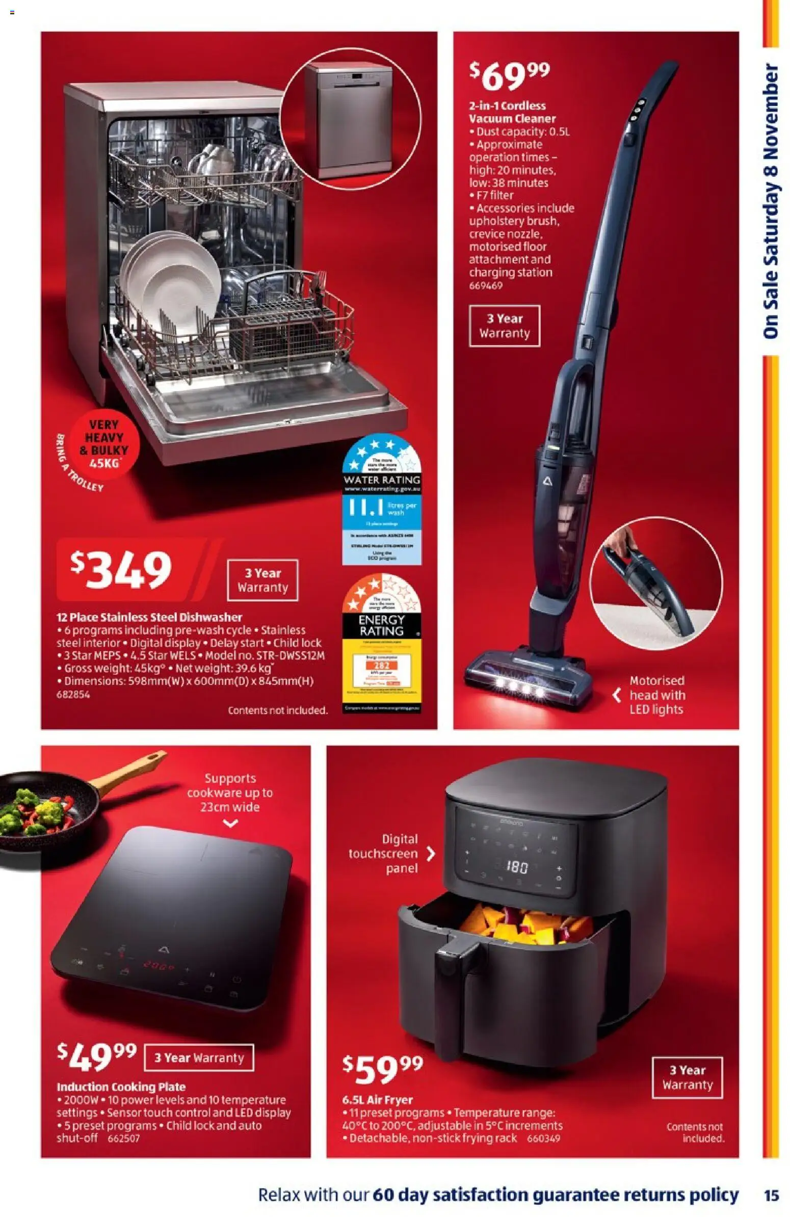 Aldi catalogue - valid from 05.11.2025 | Page: 15 | Products: Cleaner, Cookware, Accessories, Weight