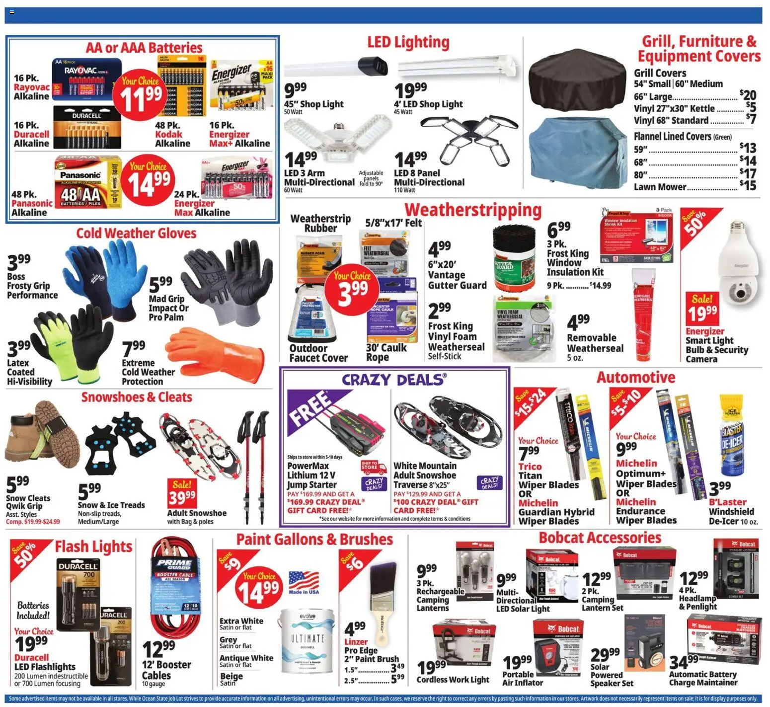 Ocean State Job Lot Weekly Ad - MA - valid from 04.12.2025 | Page: 4 | Products: Lawn Mower, Brushes, Wiper, Kettle
