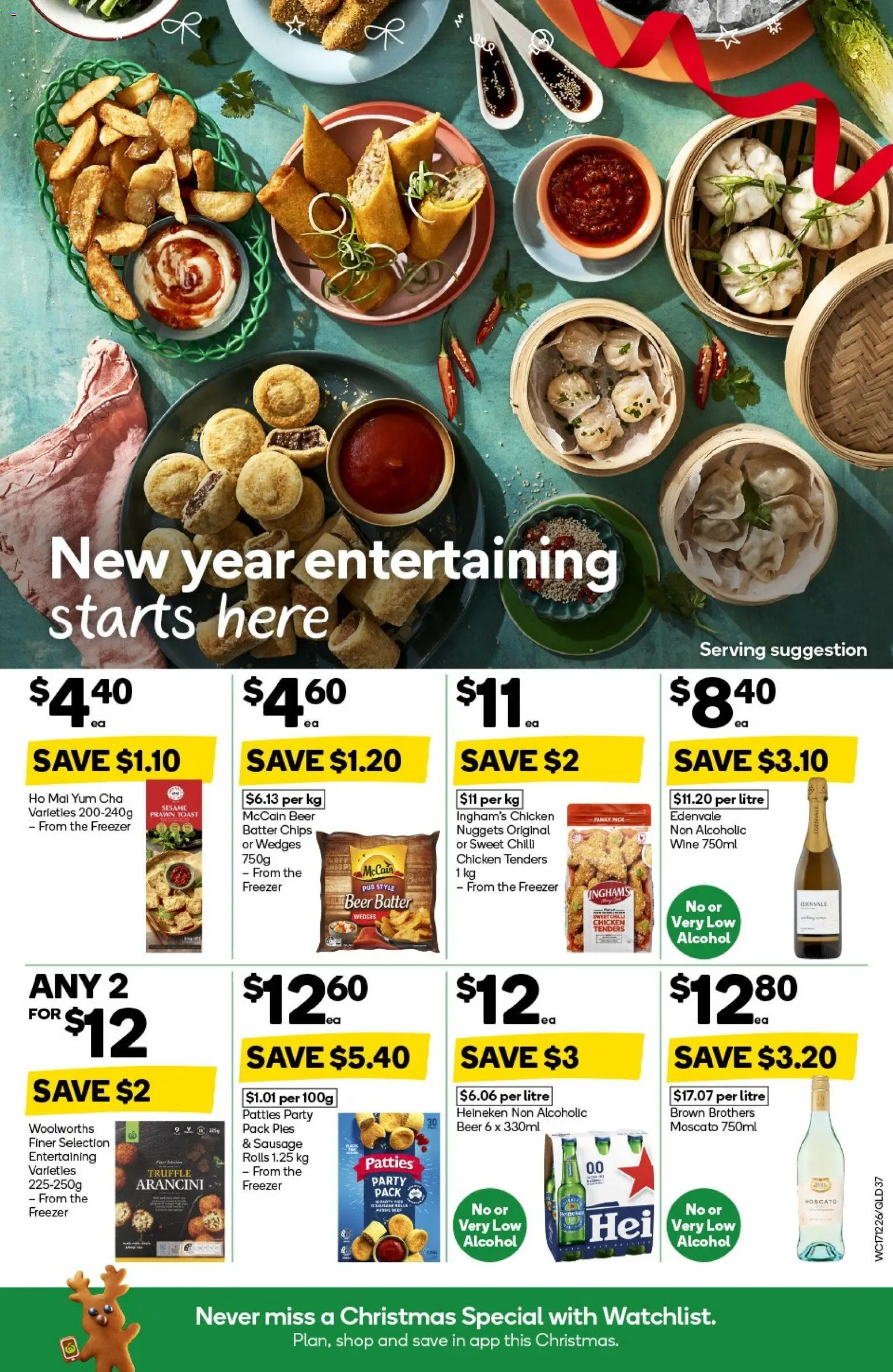 Woolworths catalogue - valid from 17.12.2025 | Page: 37 | Products: Beer, Chips, Sausage, Pies