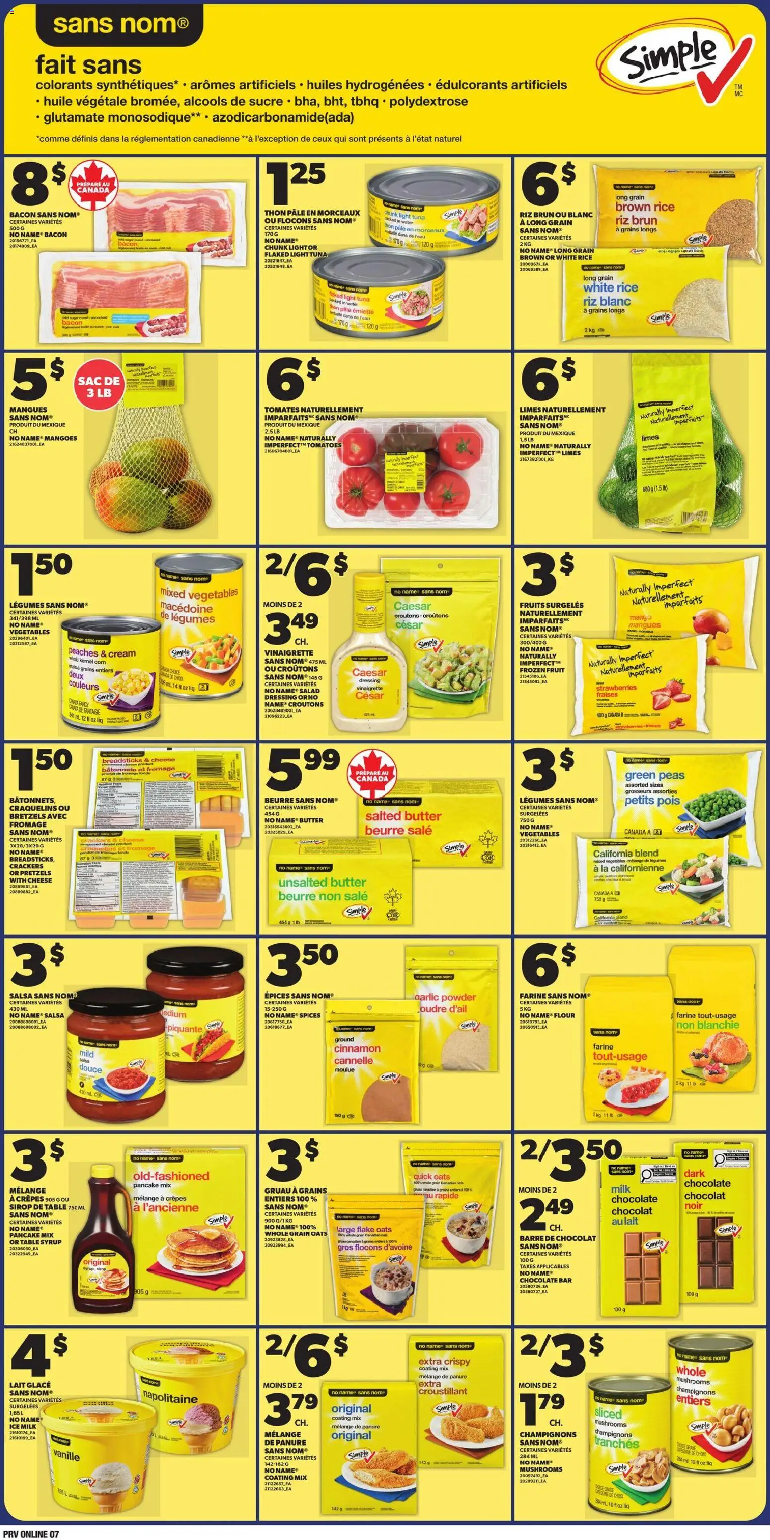 Provigo flyer valid from 09.04.2026 | Page: 8 | Products: Rice, Cream, Table, Chocolate