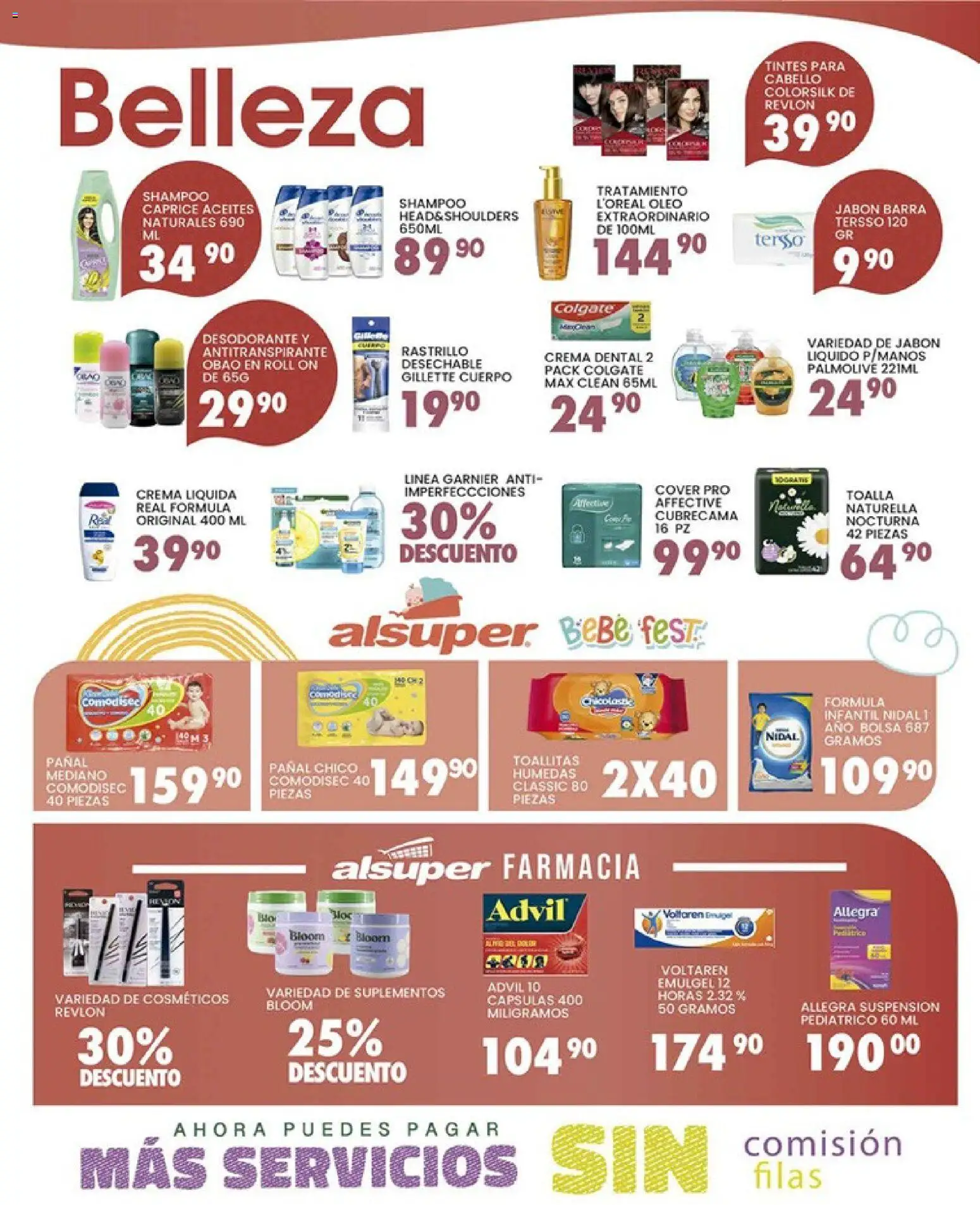Nuevas ofertas de Alsuper válidas en toda la República Mexicana desde el 21.04.2026. ¡Encuentra las mejores ofertas en Alsuper folleto Torreon! | Página: 4 | Productos: Jabón líquido, Crema, Bolsa, Rastrillo