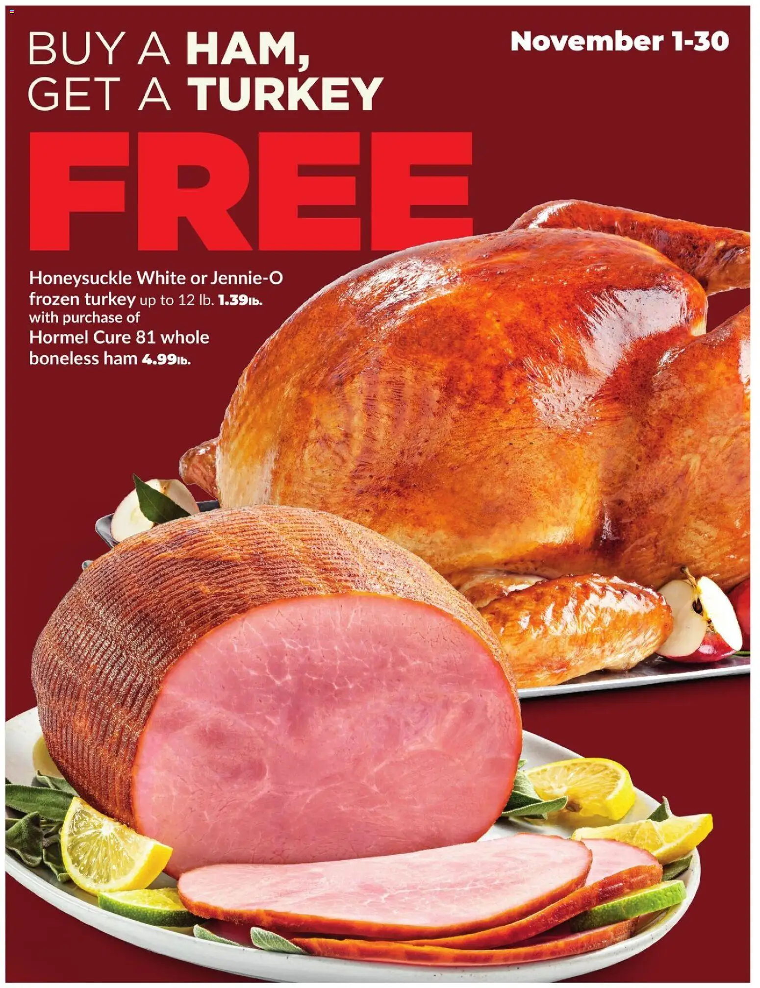 HyVee Ad - valid from 01.11.2025 | Page: 1 | Products: Ham