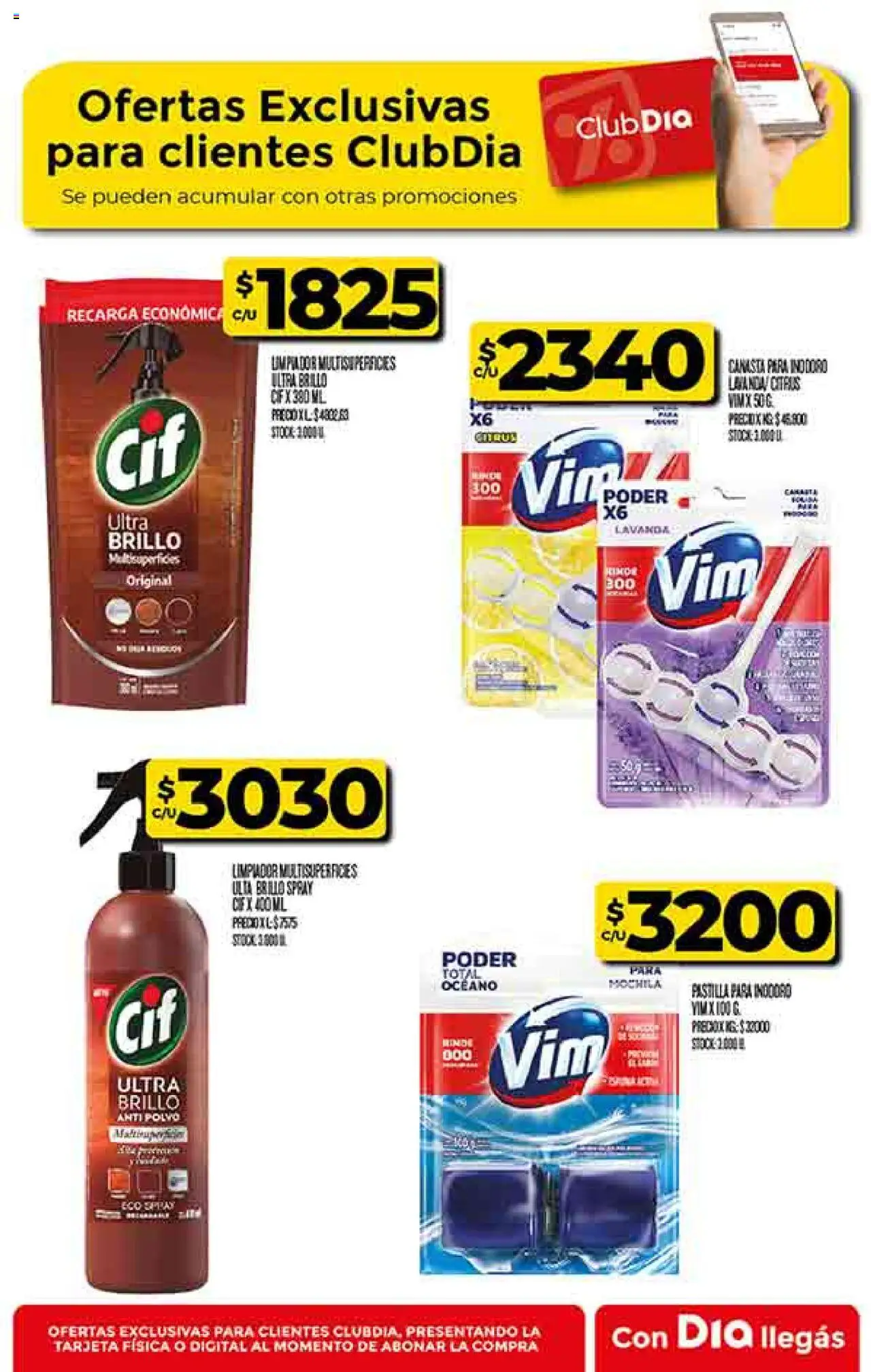 Supermercado DIA Ofertas │ válido desde el 20.08.2025 | Página: 55 | Productos: Polvo, Brillo, Mochila, Limpiador