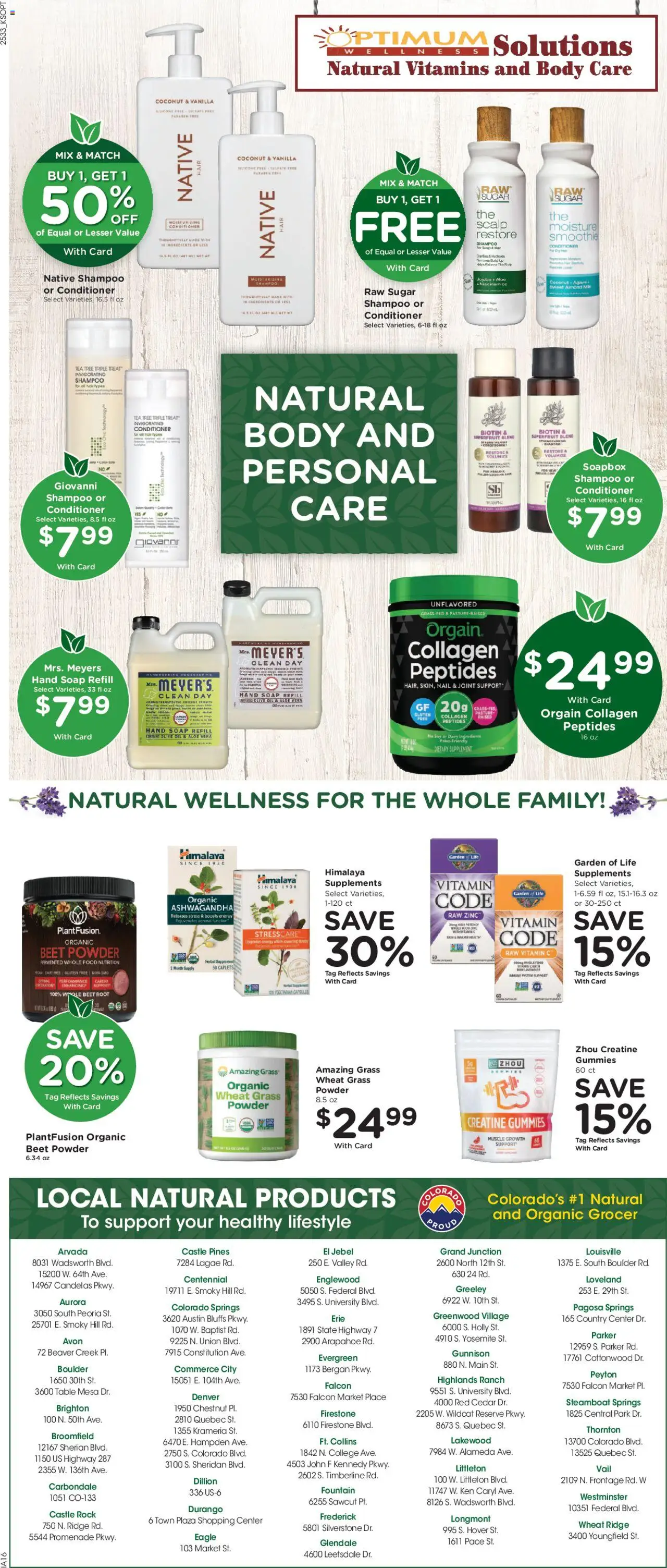King Soopers Weekly Ad - valid from 17.09.2025 | Page: 9 | Products: Conditioner, Tea, Sugar, Beet