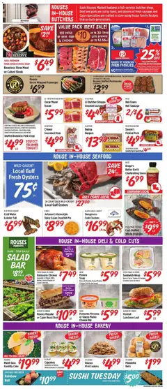 Preview of Rouses weekly ads valid from 26.12.2025 | Page: 6 | Products: Bakery, Asparagus, Cheese, Pork