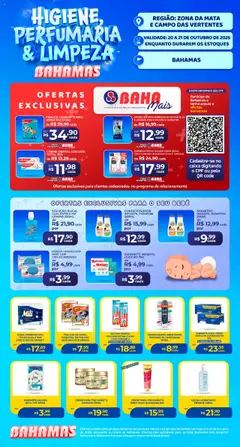Bahamas Supermercados - Ofertas Higiene e Limpeza - Pré-Visualização do folheto da loja Bahamas Supermercados, válido de 20.10.2025