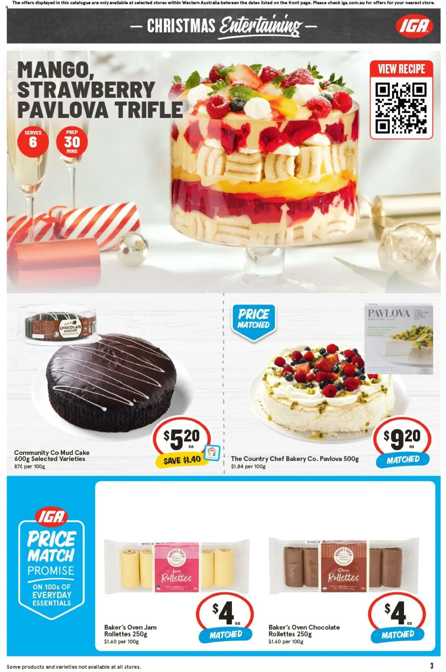 IGA catalogue - valid from 29.10.2025 | Page: 6 | Products: Chocolate, Pavlova, Oven, Bakery