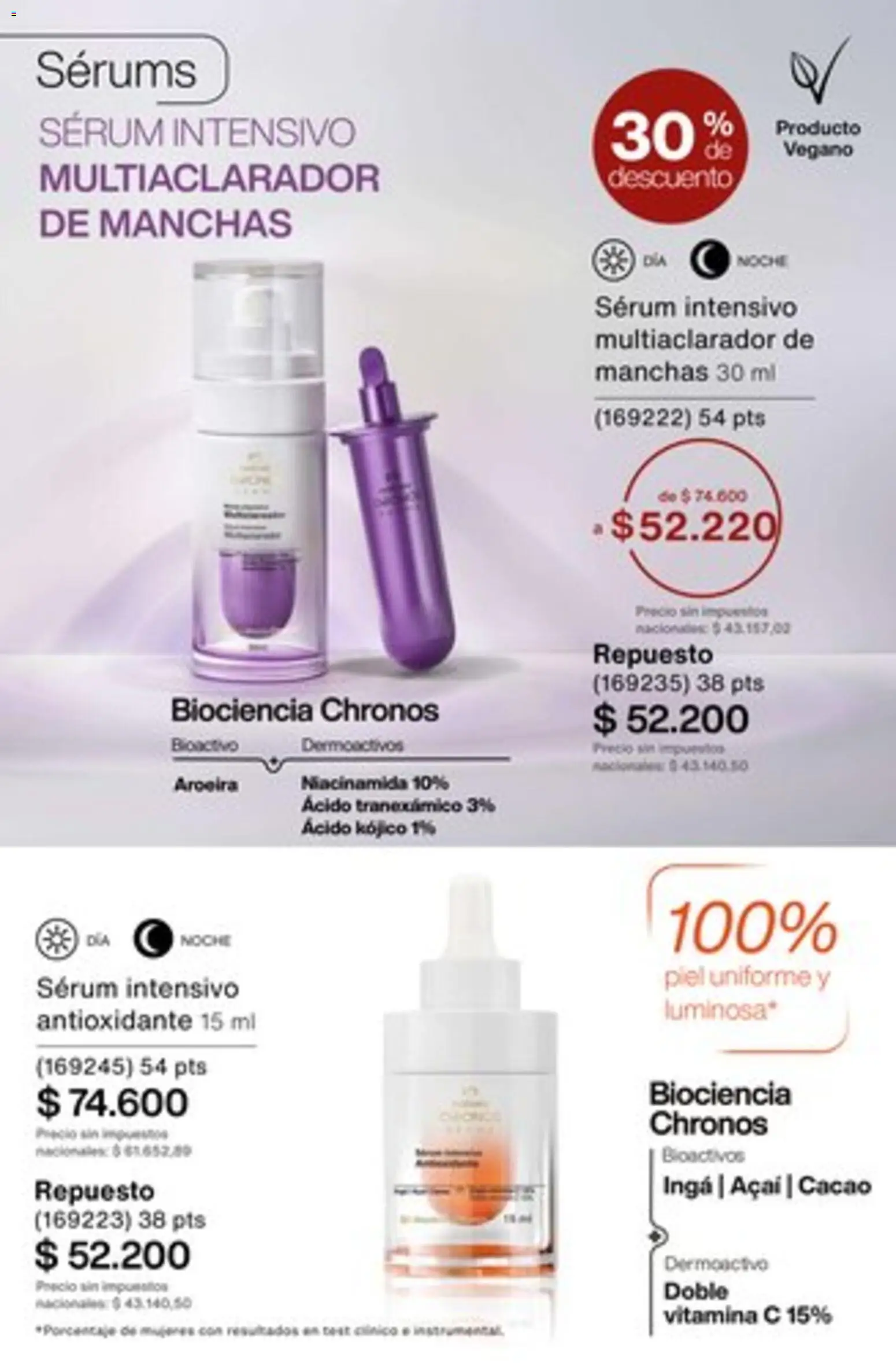 Catálogo Natura Ciclo 1/2026 │ válido desde el 04.12.2025 | Página: 160 | Productos: Serum, Cacao