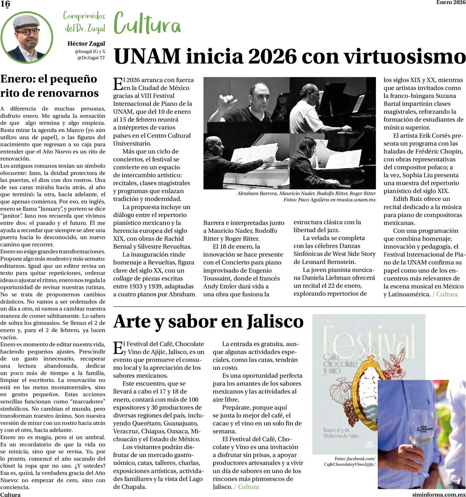 Nuevas ofertas de Farmacias Similares válidas en toda la República Mexicana desde el 01.01.2026. ¡Encuentra las mejores ofertas en Farmacias Similares catálogo! | Página: 16 | Productos: Chocolate, Agenda, Cacao, Caja