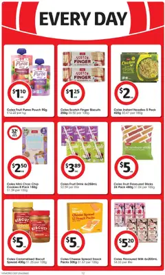 Coles catalogue - valid from 22.07.2025 | Page: 12 | Products: Milk, Chicken, Apples, Scotch
