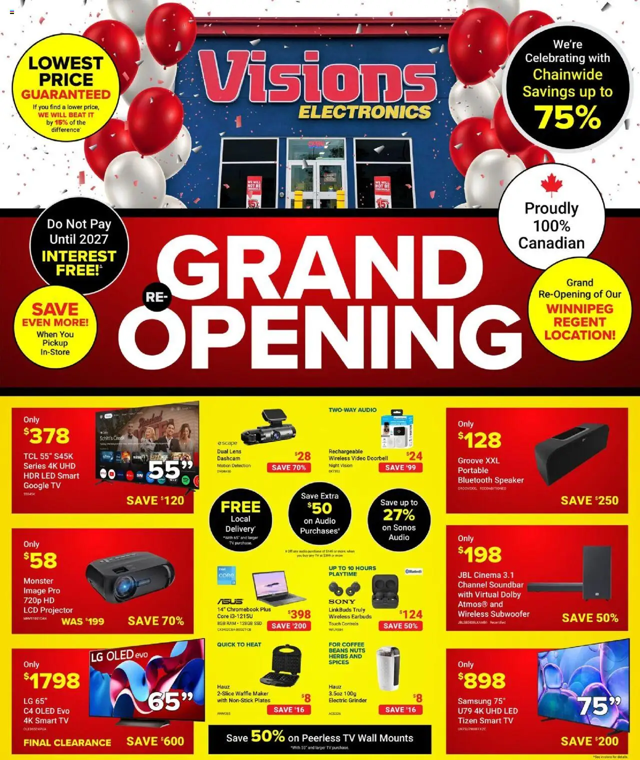 Visions flyer valid from 05.09.2025 | Page: 1 | Products: Nuts, Video, Audio, Grinder