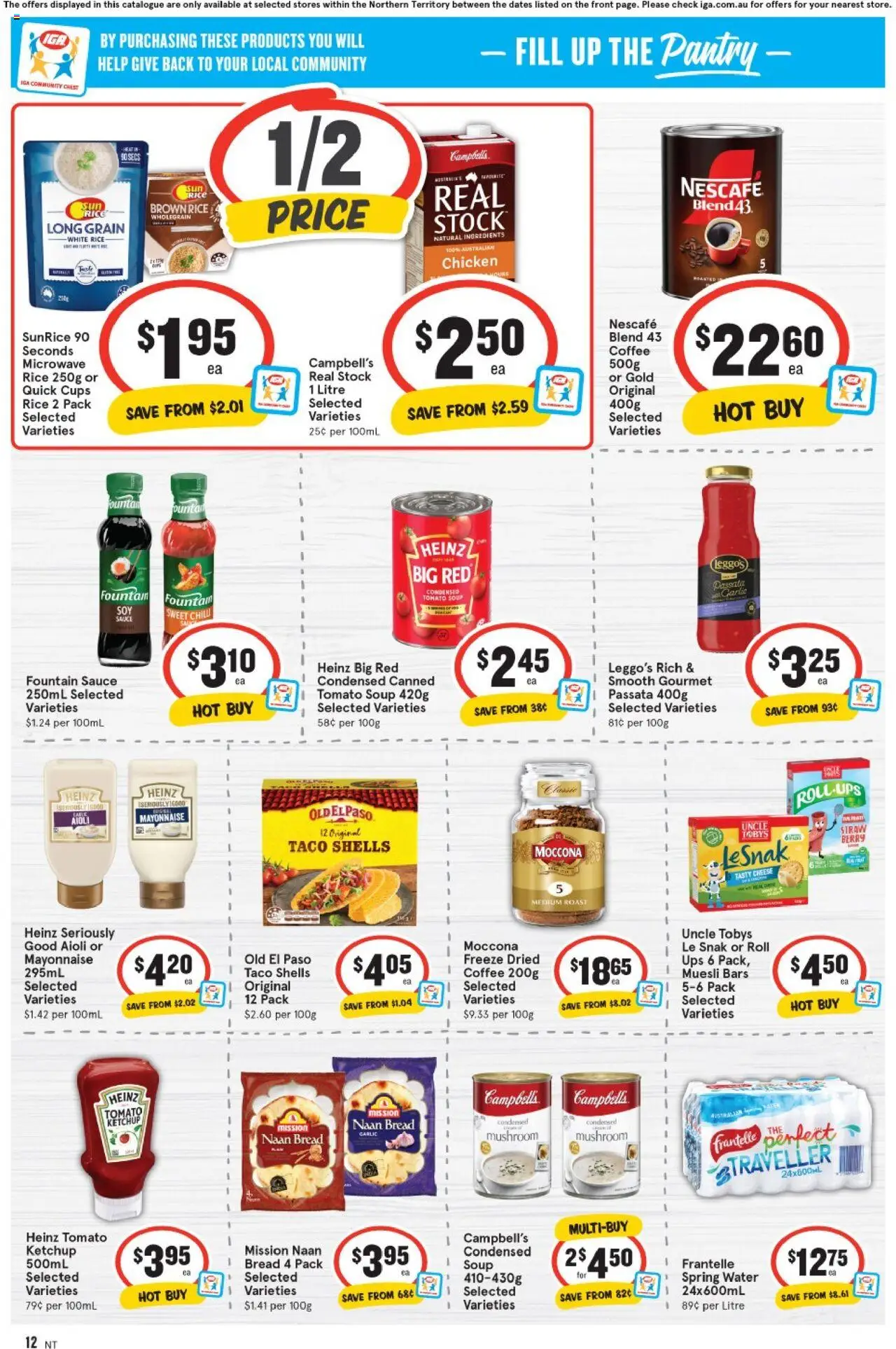 IGA catalogue - valid from 20.08.2025 | Page: 8 | Products: Cups, Mayonnaise, Garlic, Moccona