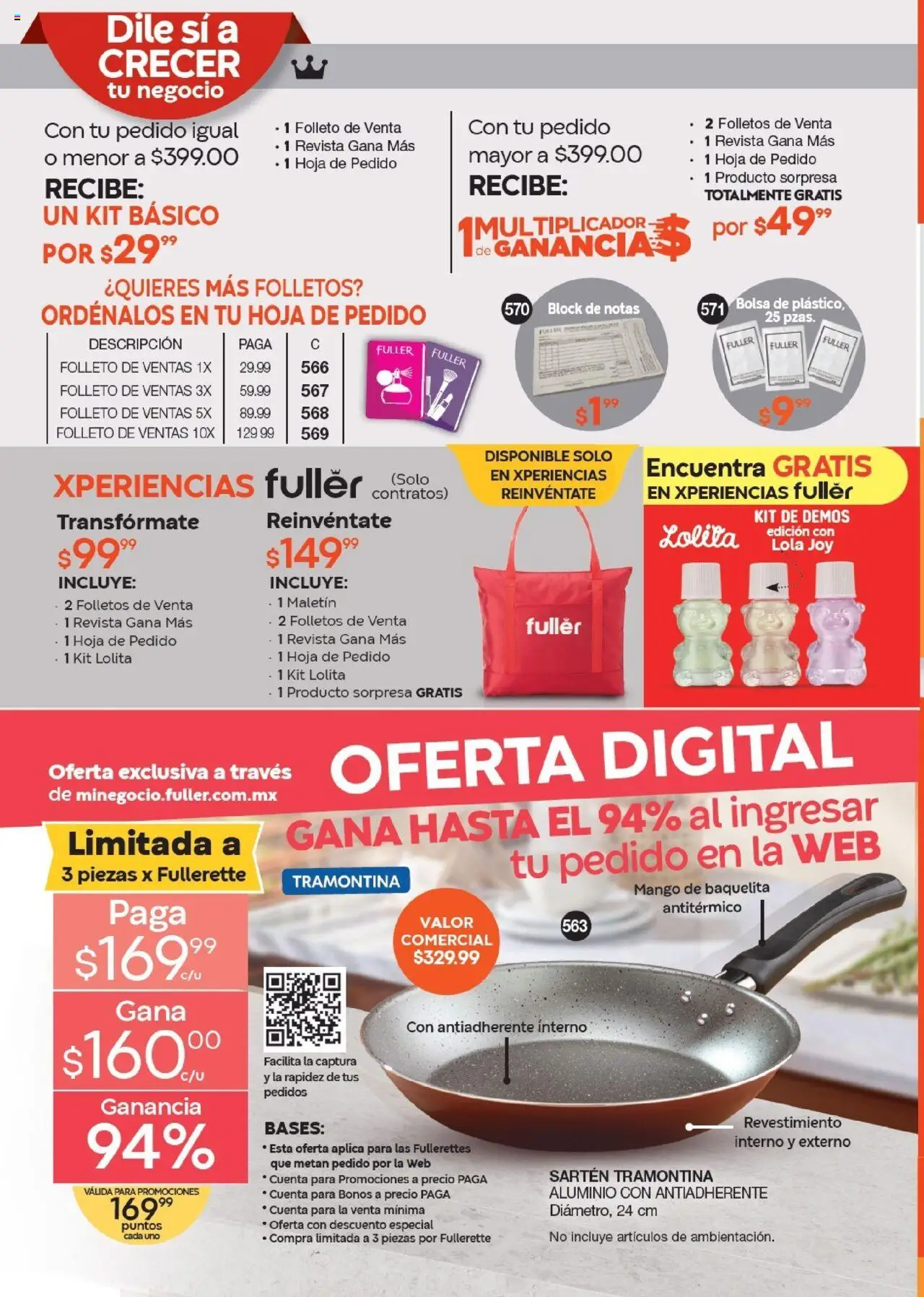 Nuevas ofertas de Fuller válidas en toda la República Mexicana desde el 17.09.2025. ¡Encuentra las mejores ofertas en Fuller - Revista Gana Más C12! | Página: 18 | Productos: Bolsa, Mango, Sartén