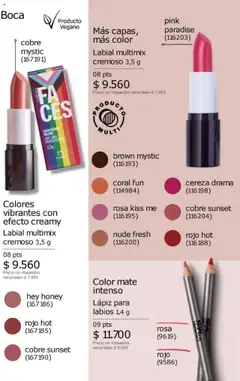 Catálogo Natura Ciclo 11 │ válido desde el 11.08.2025 | Página: 123 | Productos: Mate, Lápiz labial