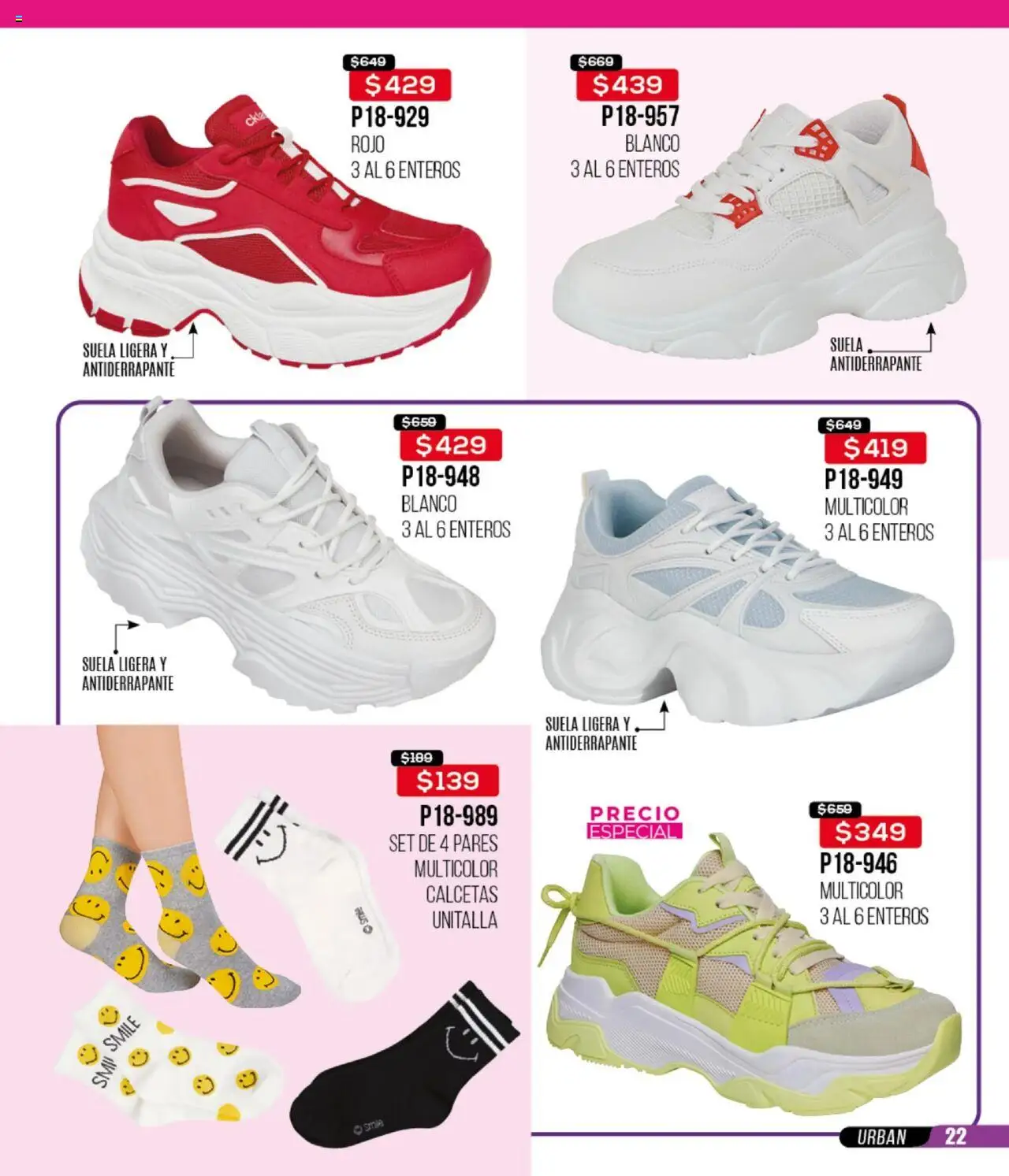 Nuevas ofertas de Cklass válidas en toda la República Mexicana desde el 13.08.2025. ¡Encuentra las mejores ofertas en Cklass - Catálogo Remate Total Ropa! | Página: 144 | Productos: Calcetas