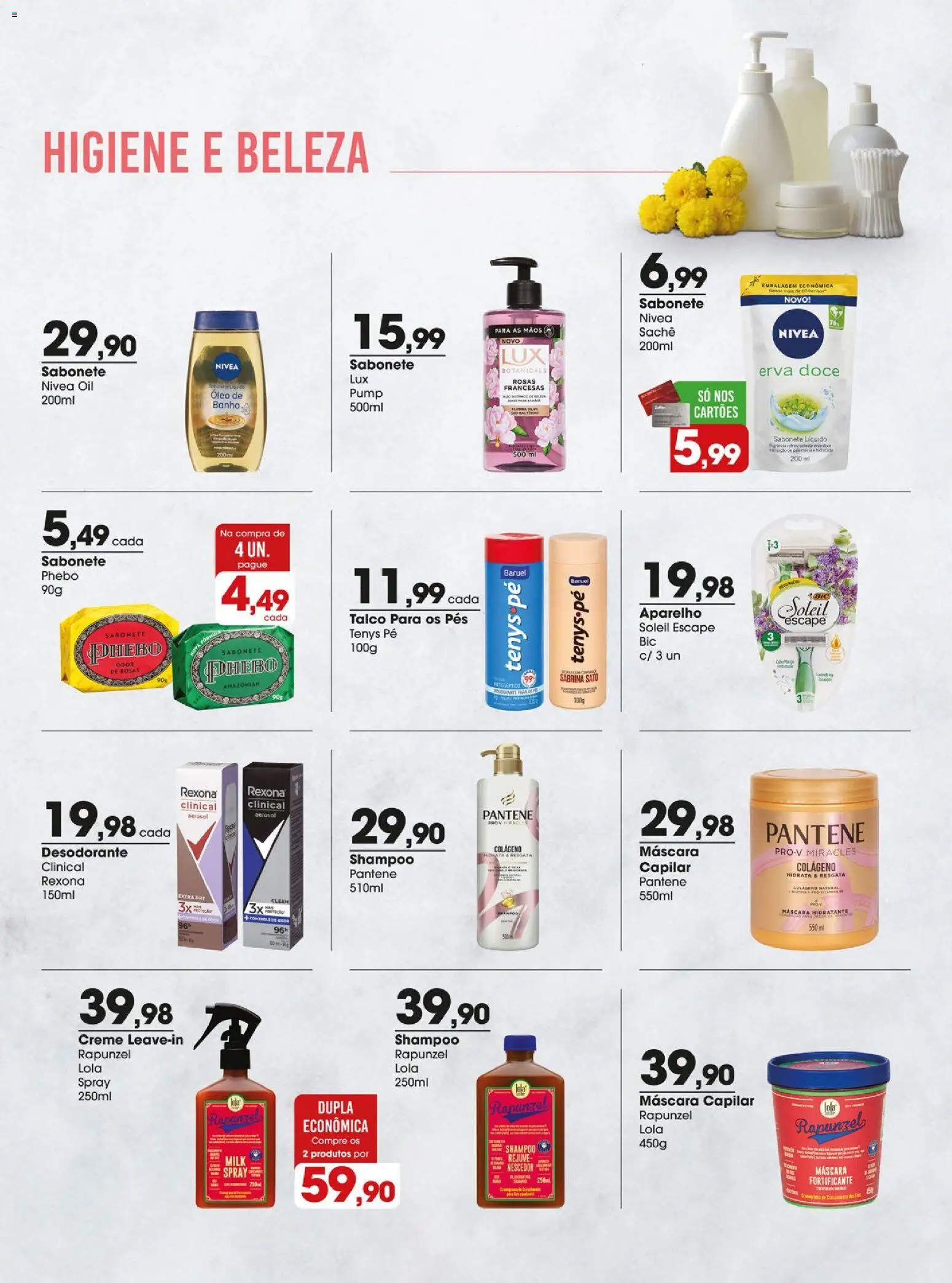 Zaffari Folheto - válido de 04.11.2025 | Página: 16 | Produtos: Desodorante, Óleo, Creme, Sabonete