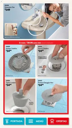 Nuevas ofertas de Betterware válidas en toda la República Mexicana desde el 01.09.2025. ¡Encuentra las mejores ofertas en Betterware - Campaña 9 2025! | Página: 83 | Productos: Extensión, Lavabo