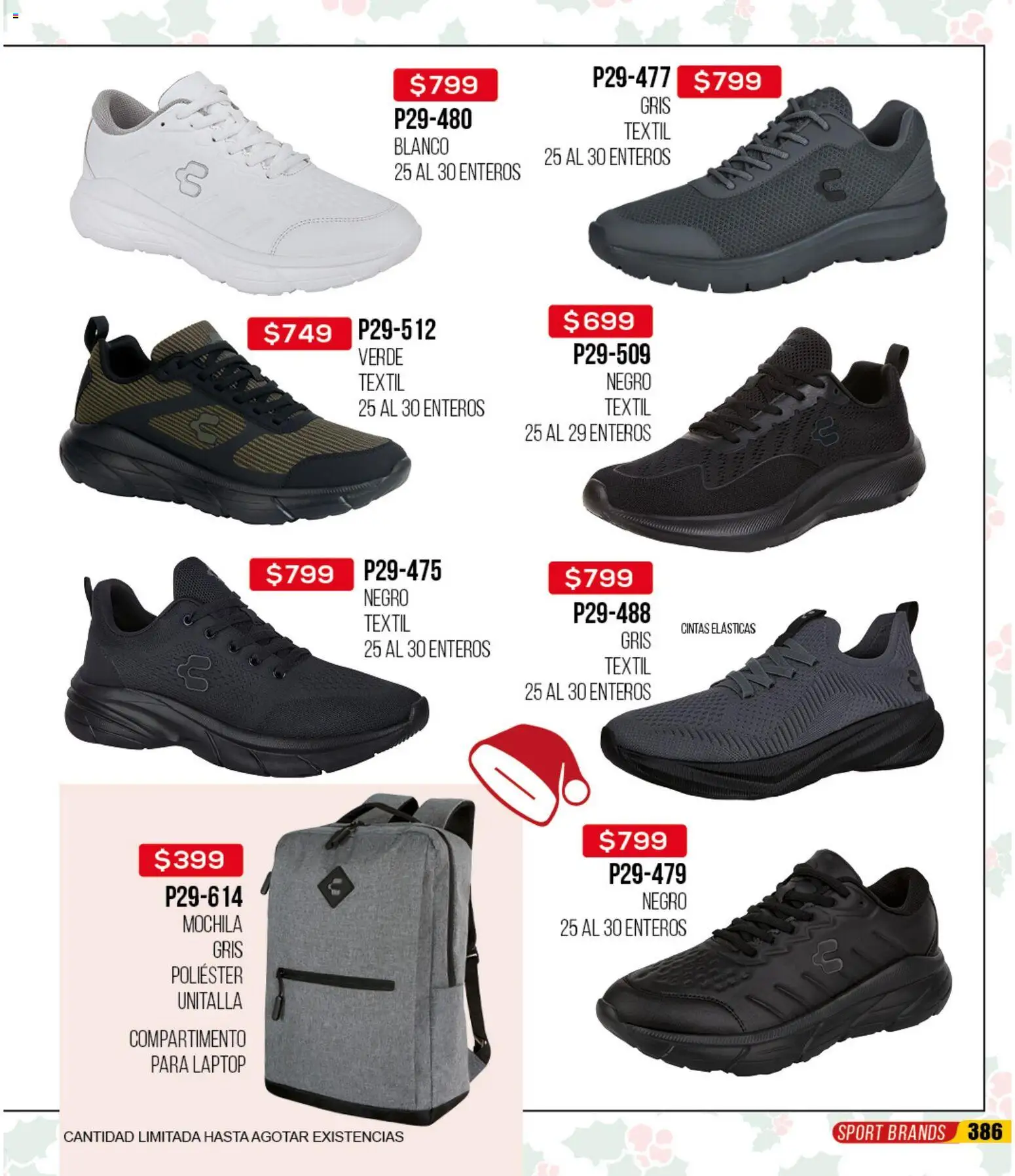 Nuevas ofertas de Cklass válidas en toda la República Mexicana desde el 30.11.2025. ¡Encuentra las mejores ofertas en Cklass catálogo Rebajas Navideñas Calzado! | Página: 387 | Productos: Mochila