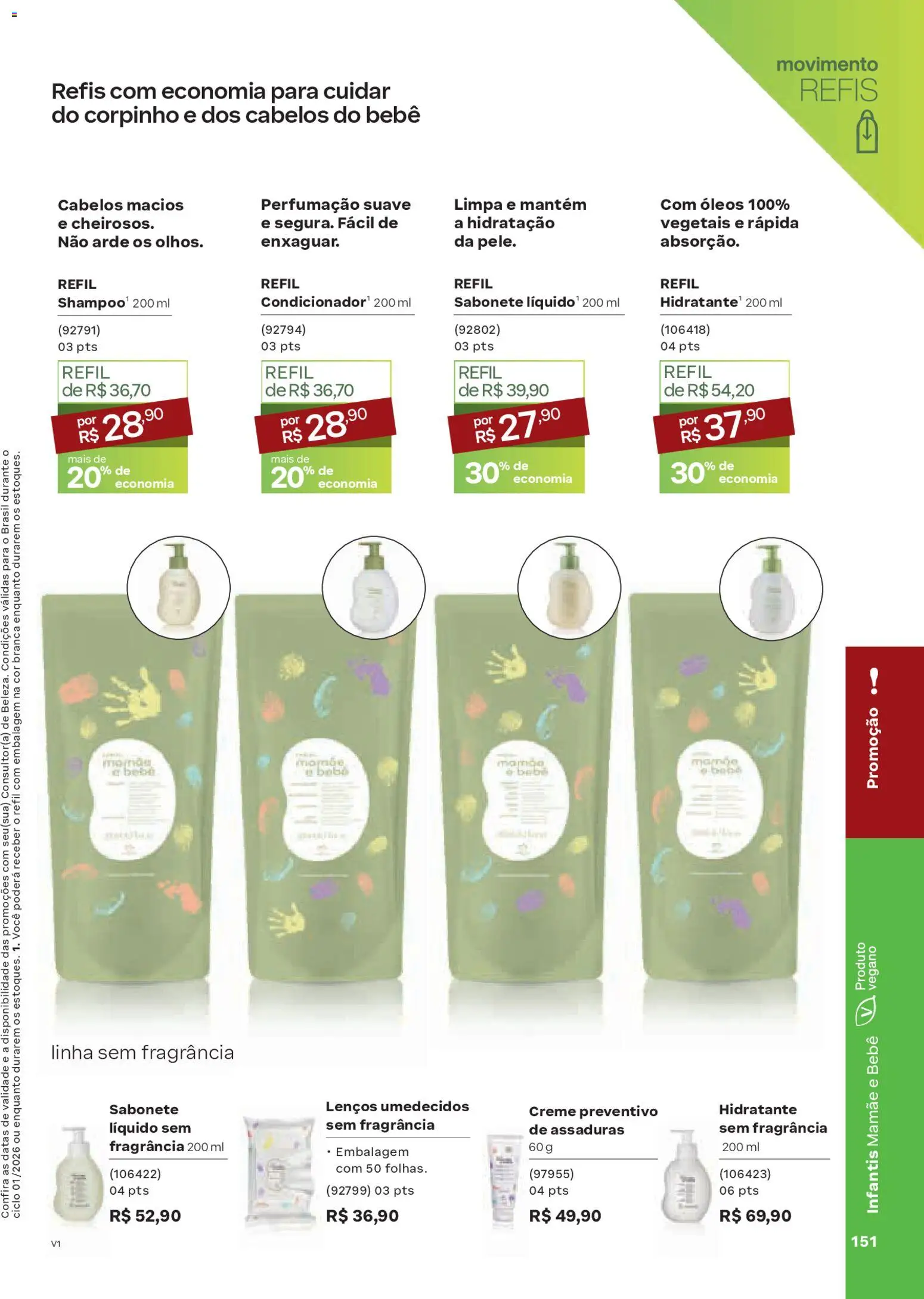 Natura Folheto - válido de 26.12.2025 | Página: 151 | Produtos: Fragrância, Creme, Sabonete