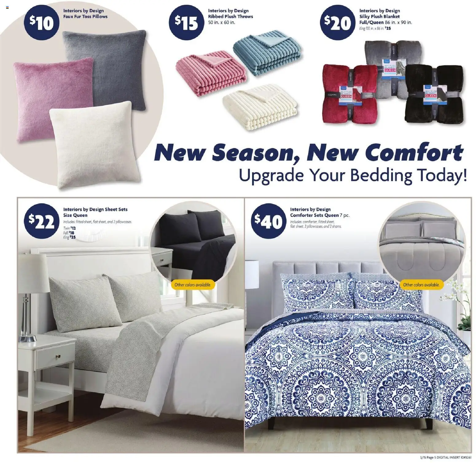 Family Dollar Weekly Ad - valid from 15.03.2026 | Page: 7 | Products: Blanket, Comforter, Sheet