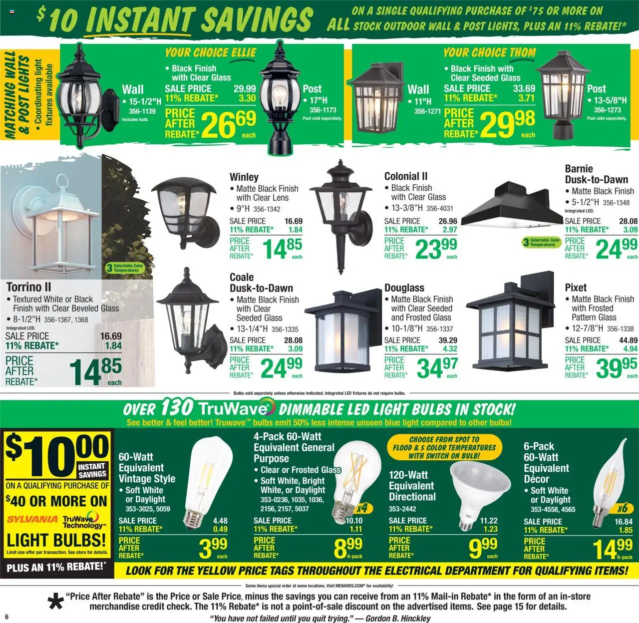 Menards - Weekly Ad - valid from 10.09.2025 | Page: 10 | Products: Switch