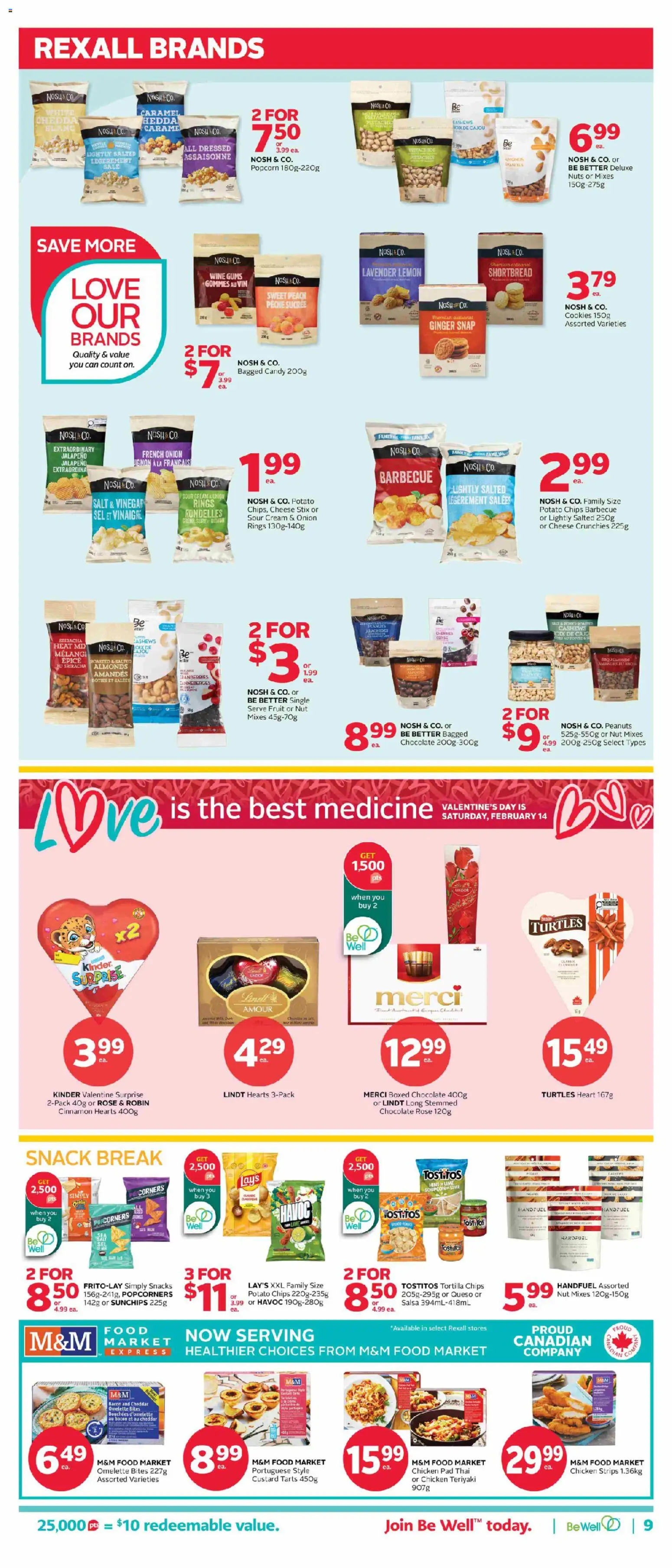 Rexall flyer valid from 23.01.2026 | Page: 16 | Products: Sour cream, Nuts, Juice, Chicken