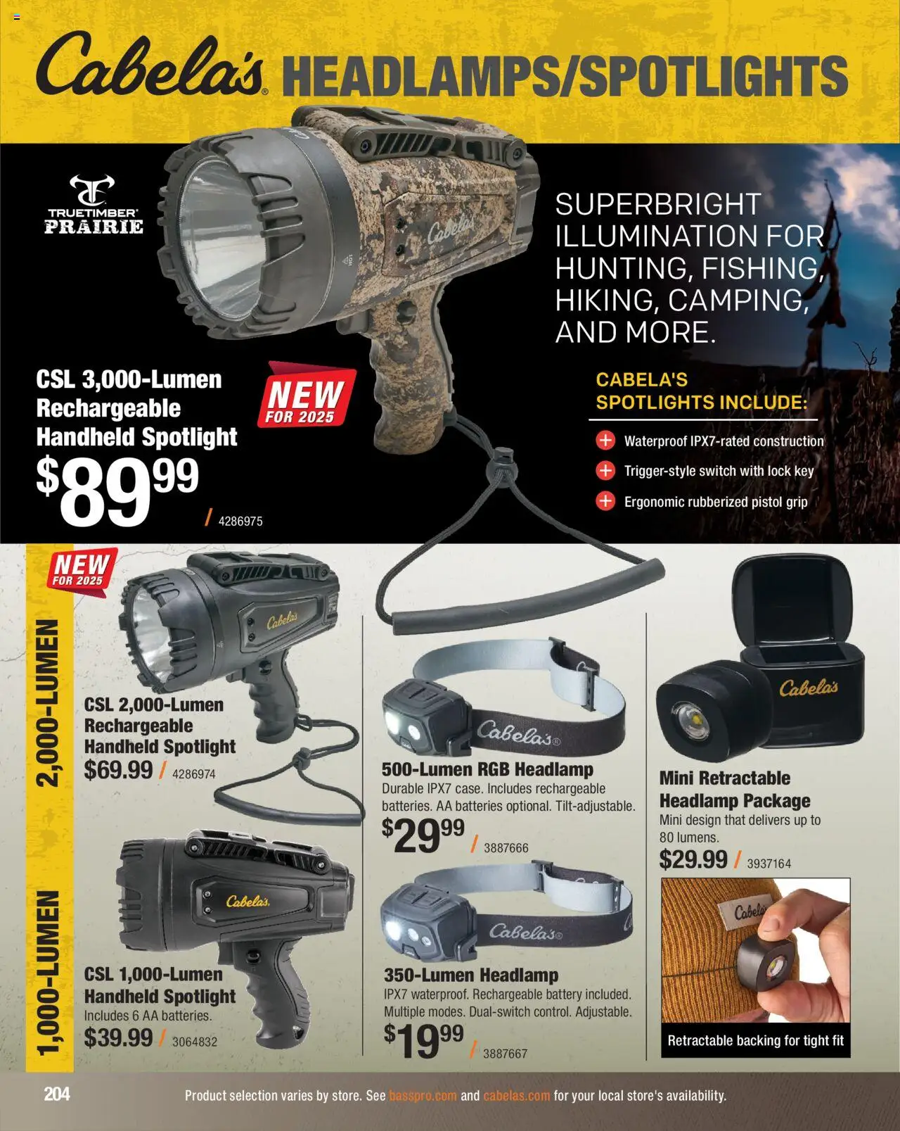 Cabela's Hunting Master 25 - valid from 11.08.2025 | Page: 204 | Products: Battery, Switch