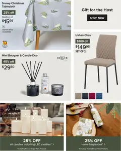 Preview of Linen Chest weekly flyer from shop Linen Chest valid from 22.10.2025 | Page: 13 | Products: Chair