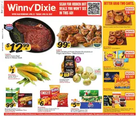 Preview of Winn Dixie weekly ads valid from 22.04.2026