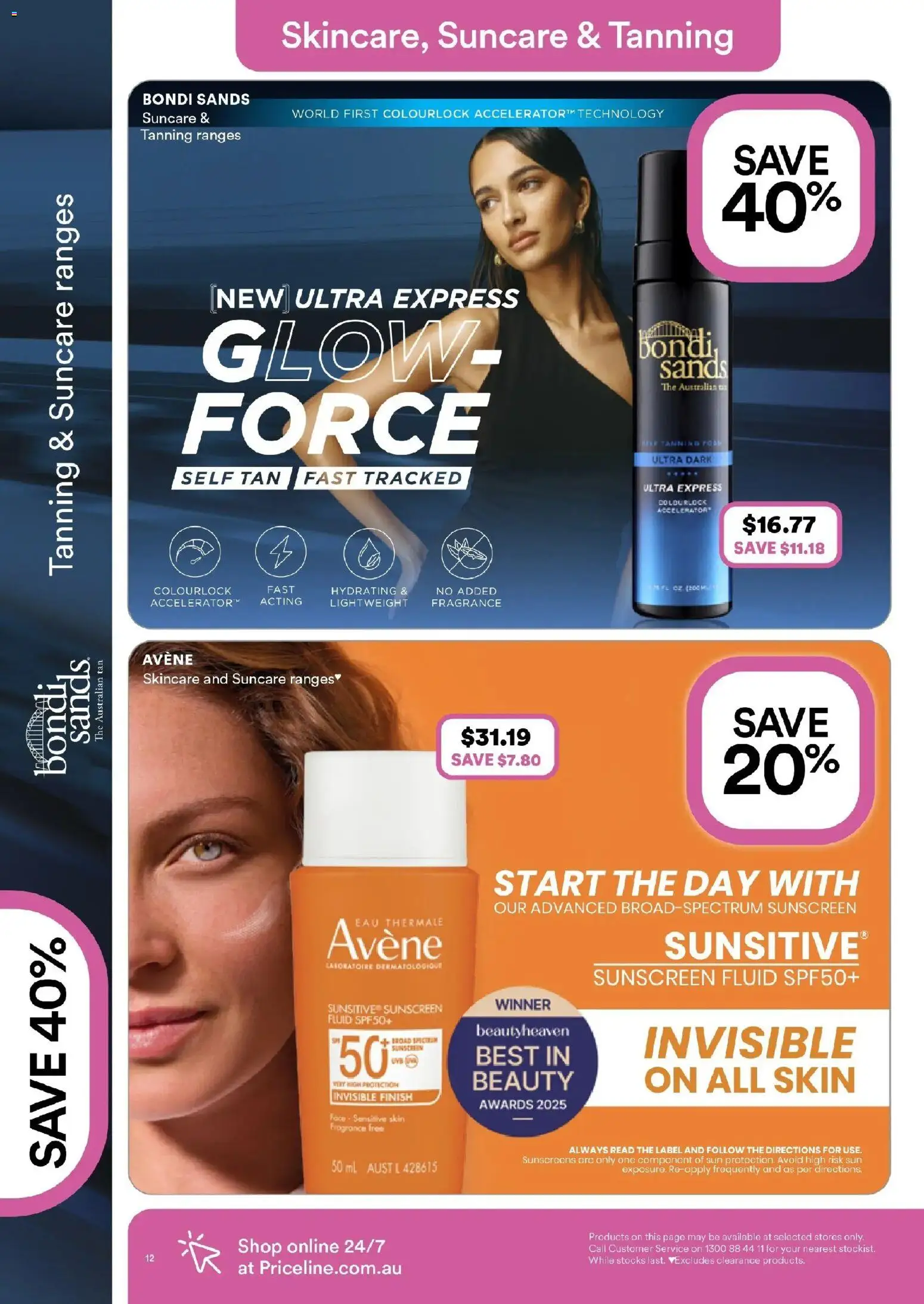 Priceline Pharmacy catalogue - valid from 19.02.2026 | Page: 12 | Products: Fragrance, Sunscreen