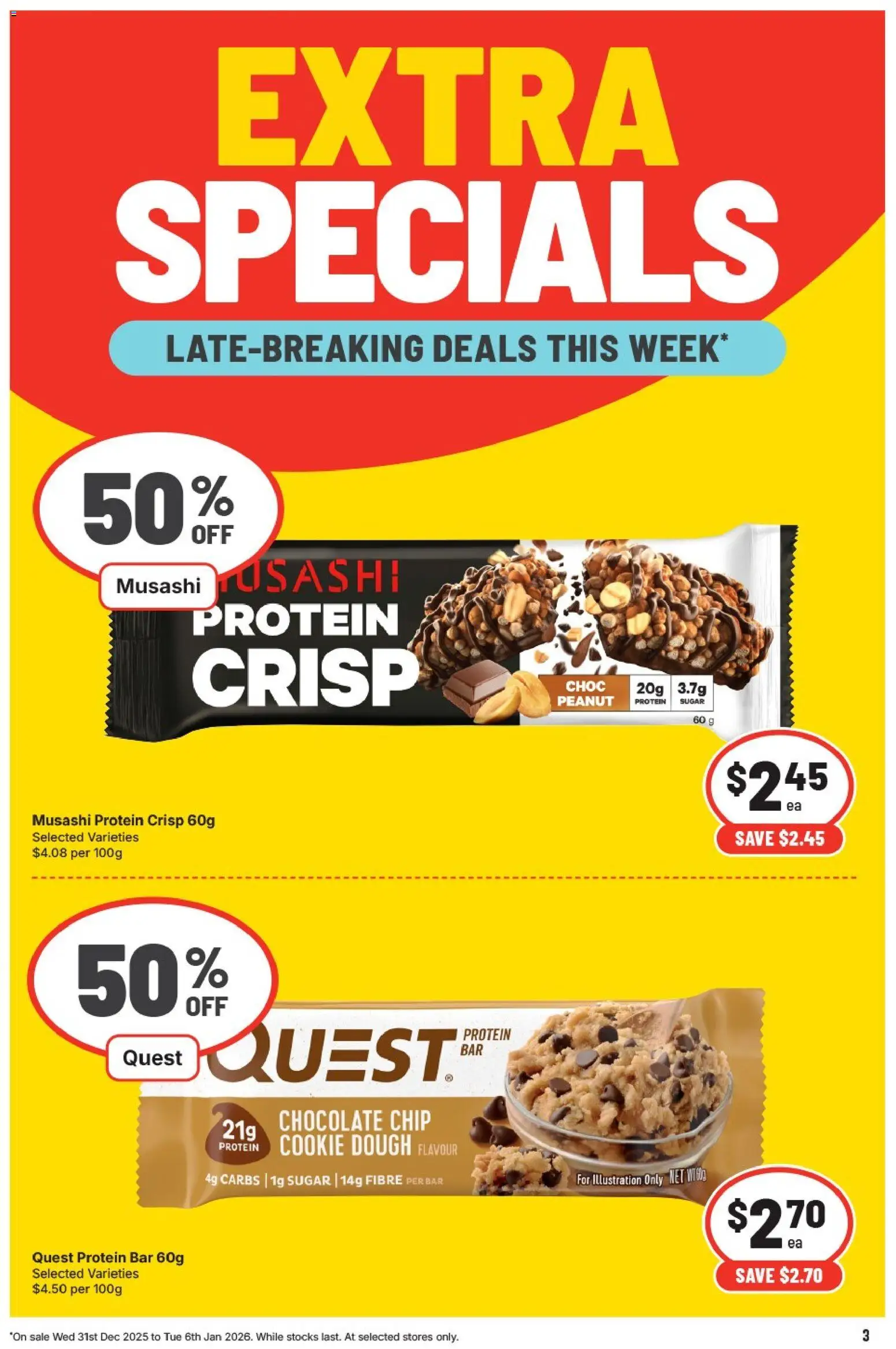 IGA catalogue - valid from 31.12.2025 | Page: 4 | Products: Crackers, Sour cream, Cream, Lime