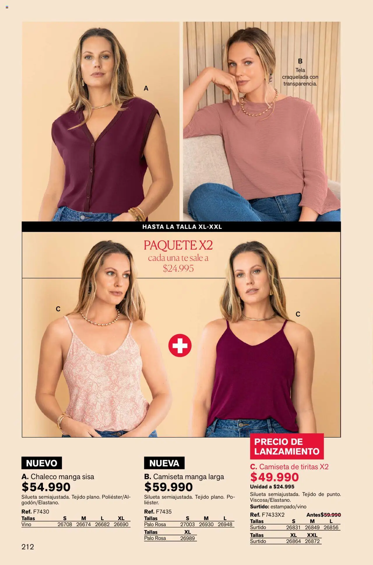 Leonisa revista - valida desde el 04.08.2025 | Página: 212 | Productos: Té, Camiseta, Chaleco, Vino