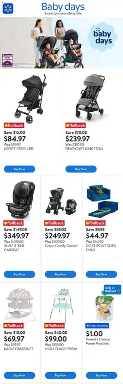 Preview of Walmart - Baby Days from shop Walmart valid from 25.09.2025